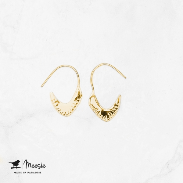Oorbellen Majesty goud op zilver - 3 sets Oorbellen Majesty goud op zilver - 3 sets
